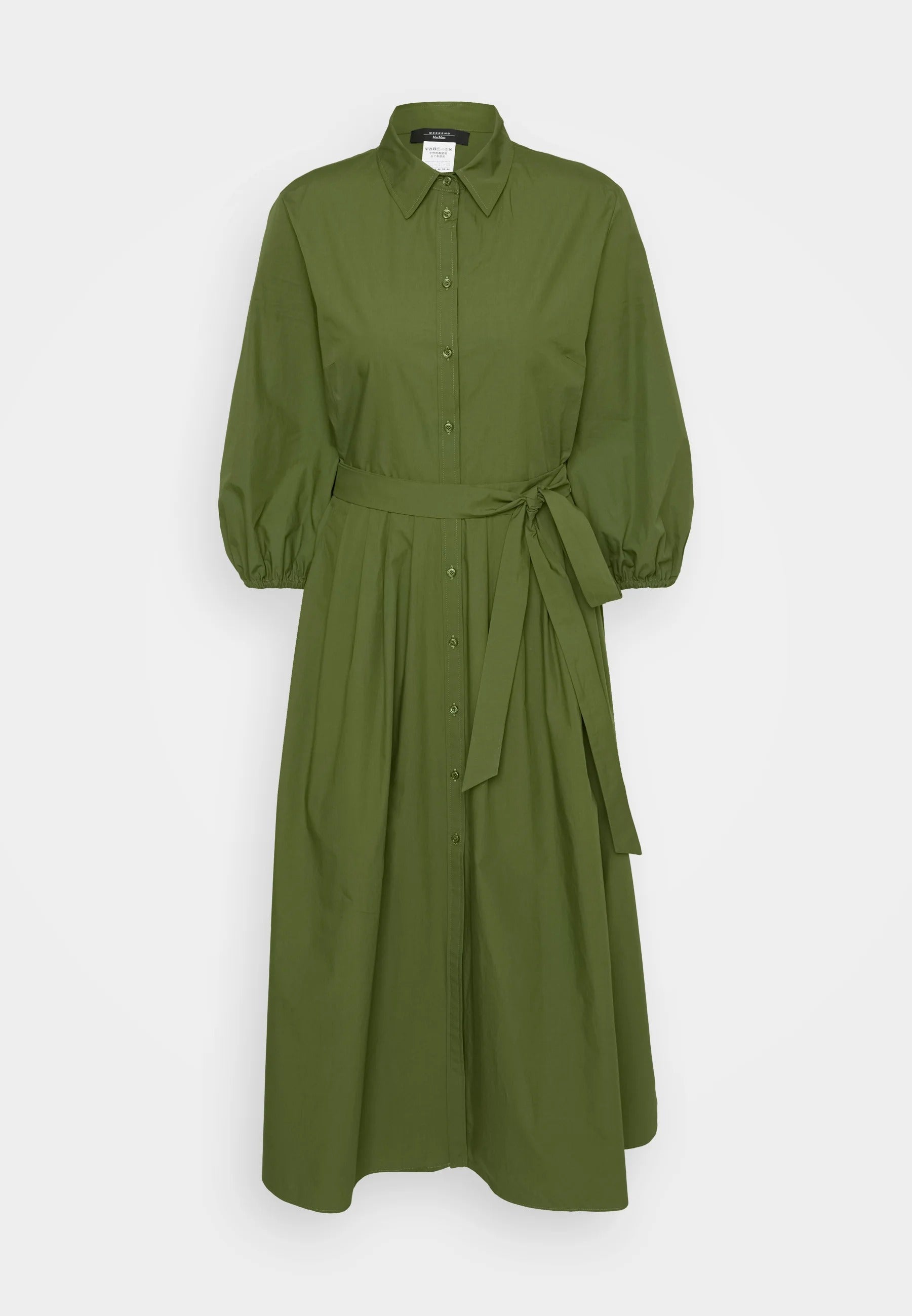 Kentia Dark Green Shirt Dress