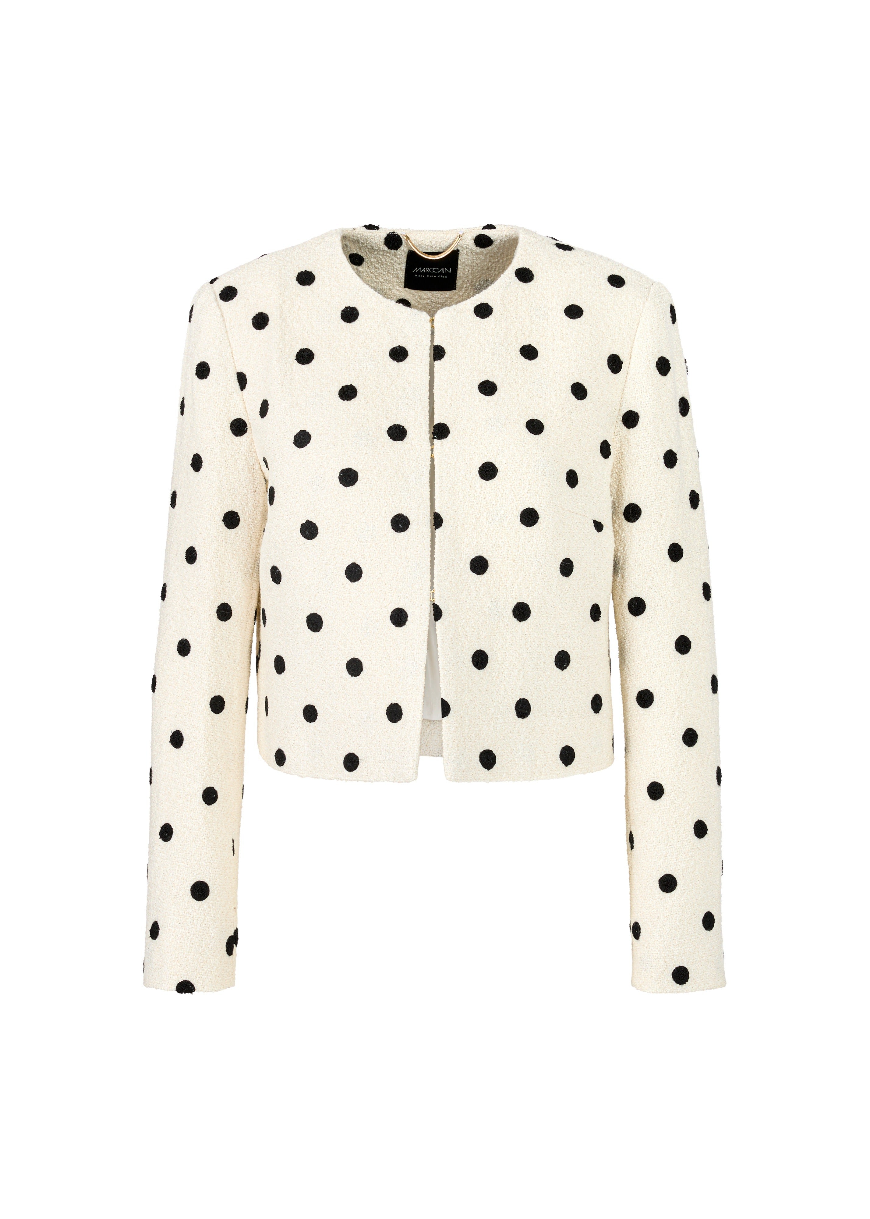 Cropped Jacket Polka Dot