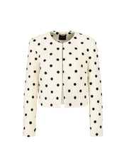 Cropped Jacket Polka Dot