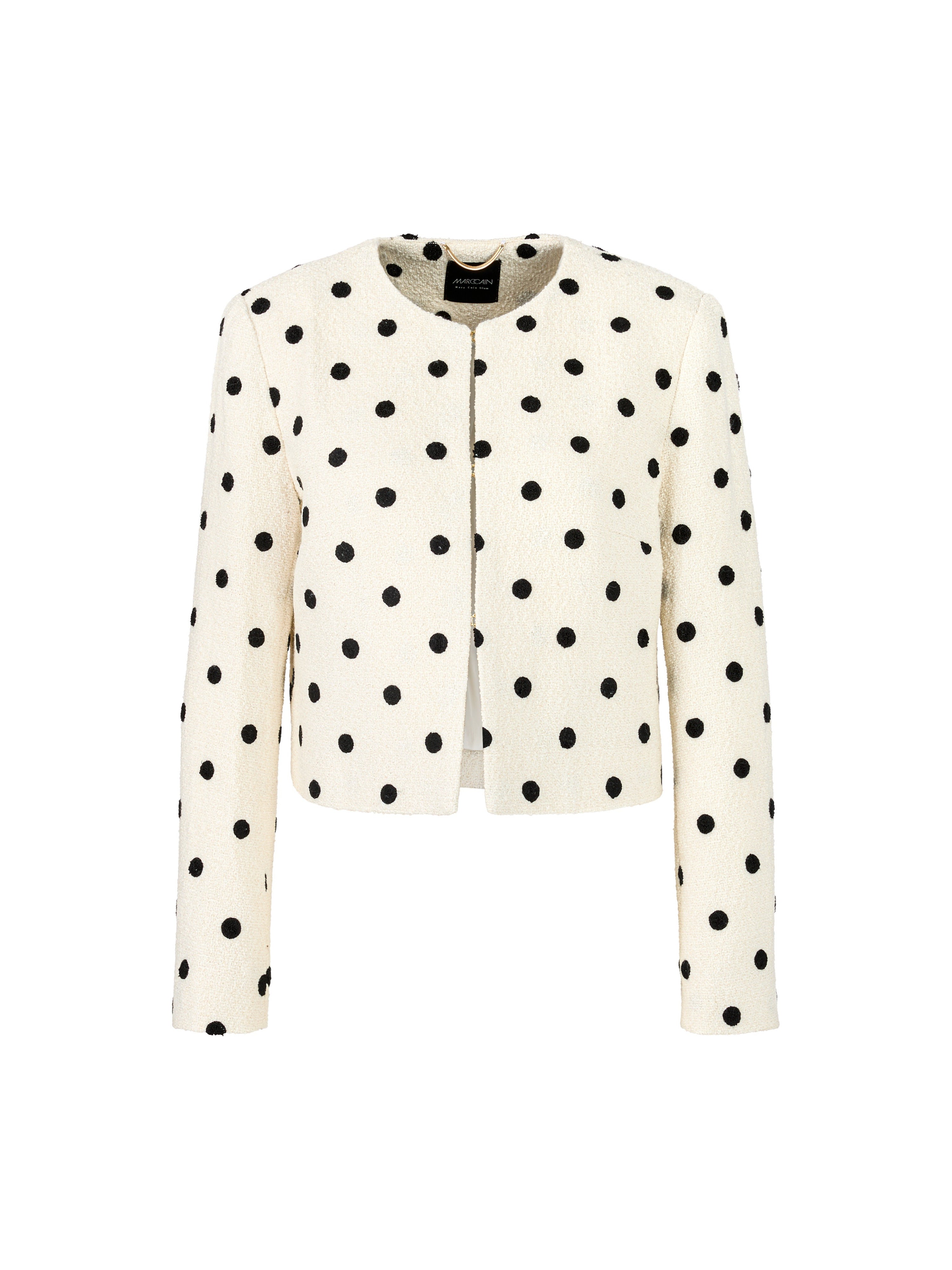 Cropped Jacket Polka Dot