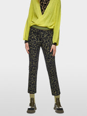 FREDERICA leopard print pull-on trousers