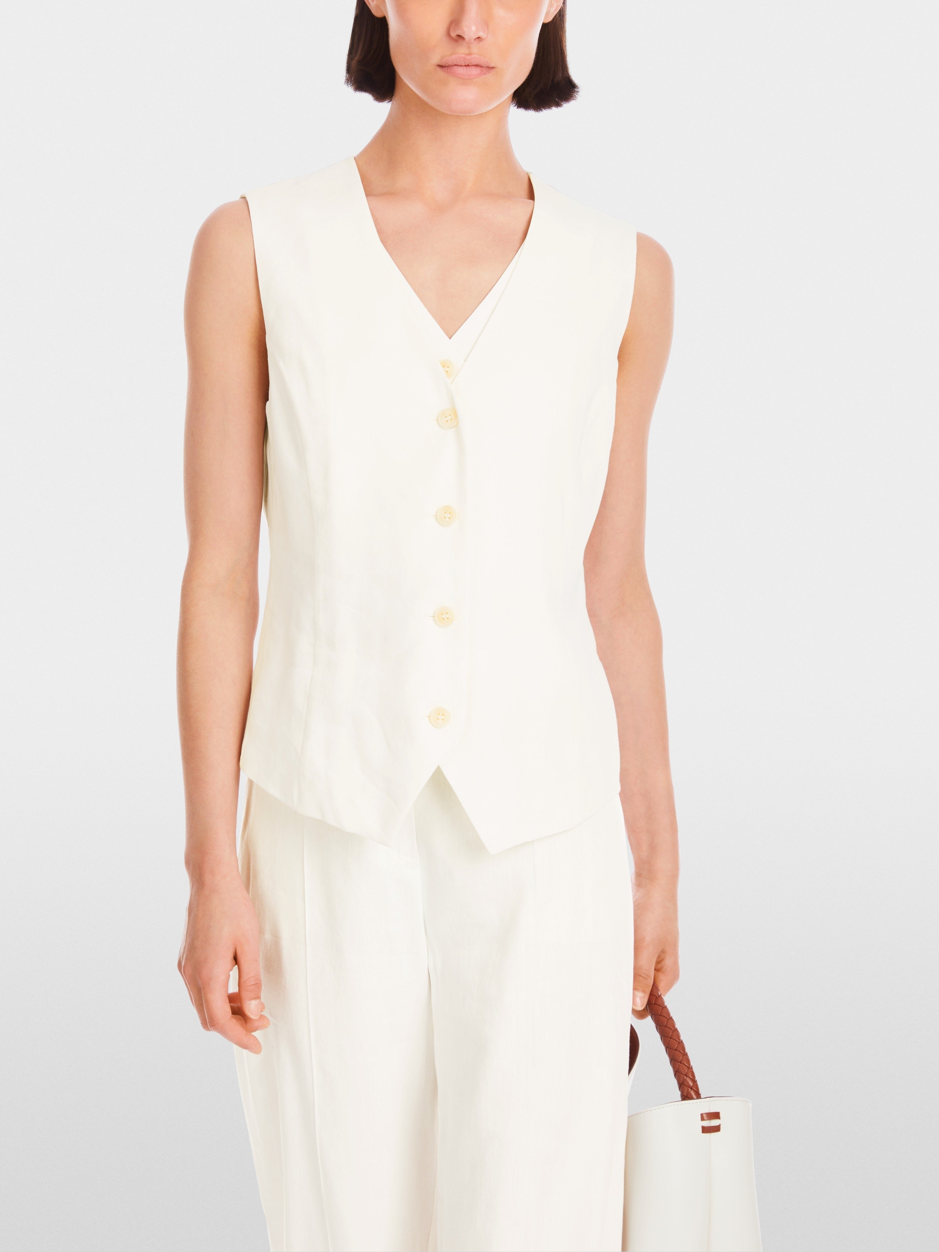 Waistcoat with double front