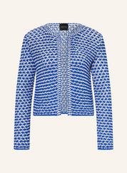 Blue Boucle Cardigan