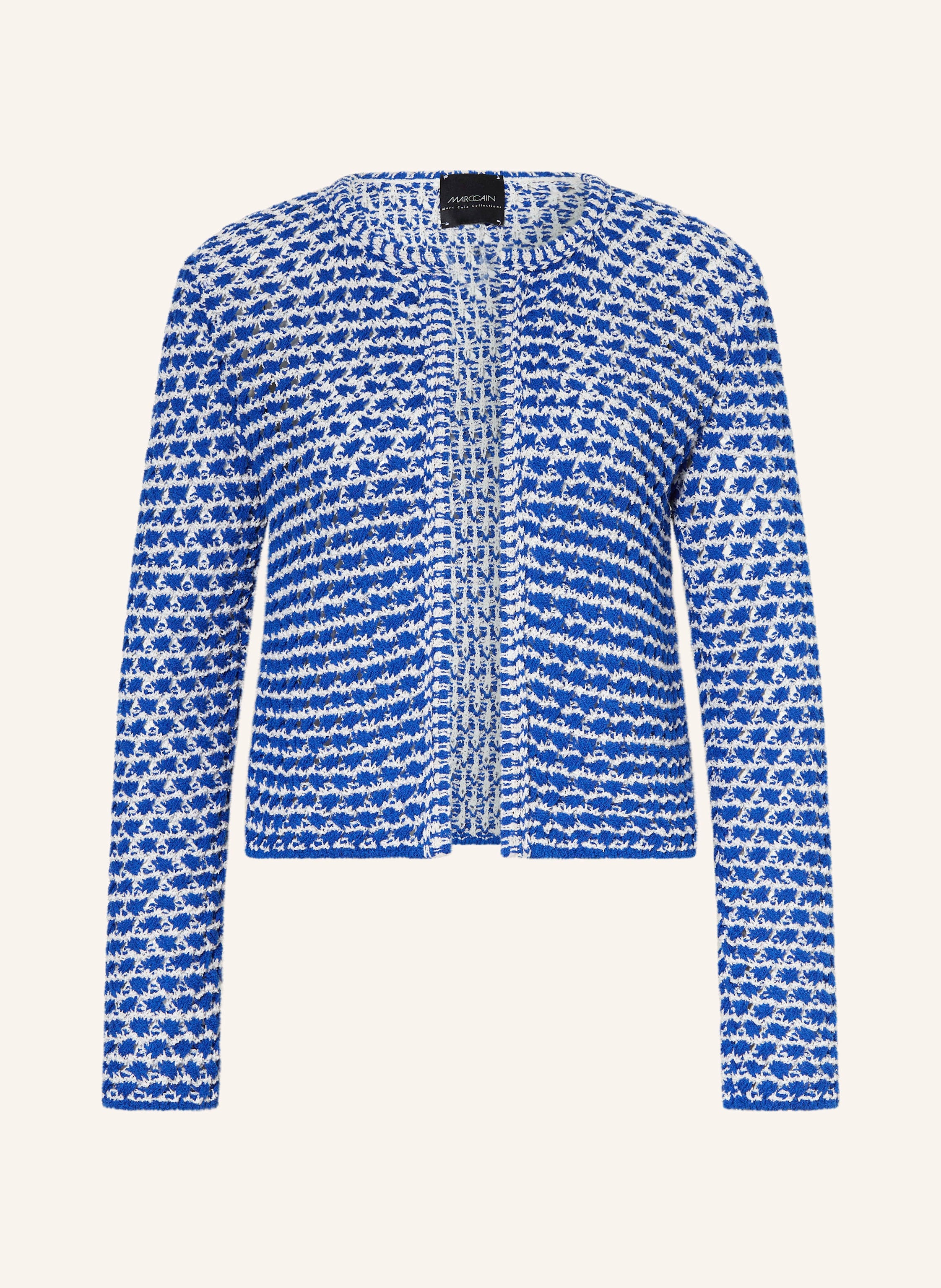 Blue Boucle Cardigan