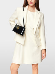 Boucle Blazer Off White