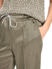 Washington trouser hammered satin sage