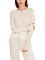 Roll neck pullover pearl