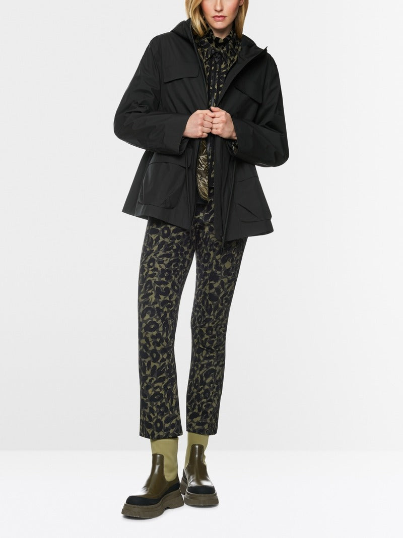 FREDERICA leopard print pull-on trousers