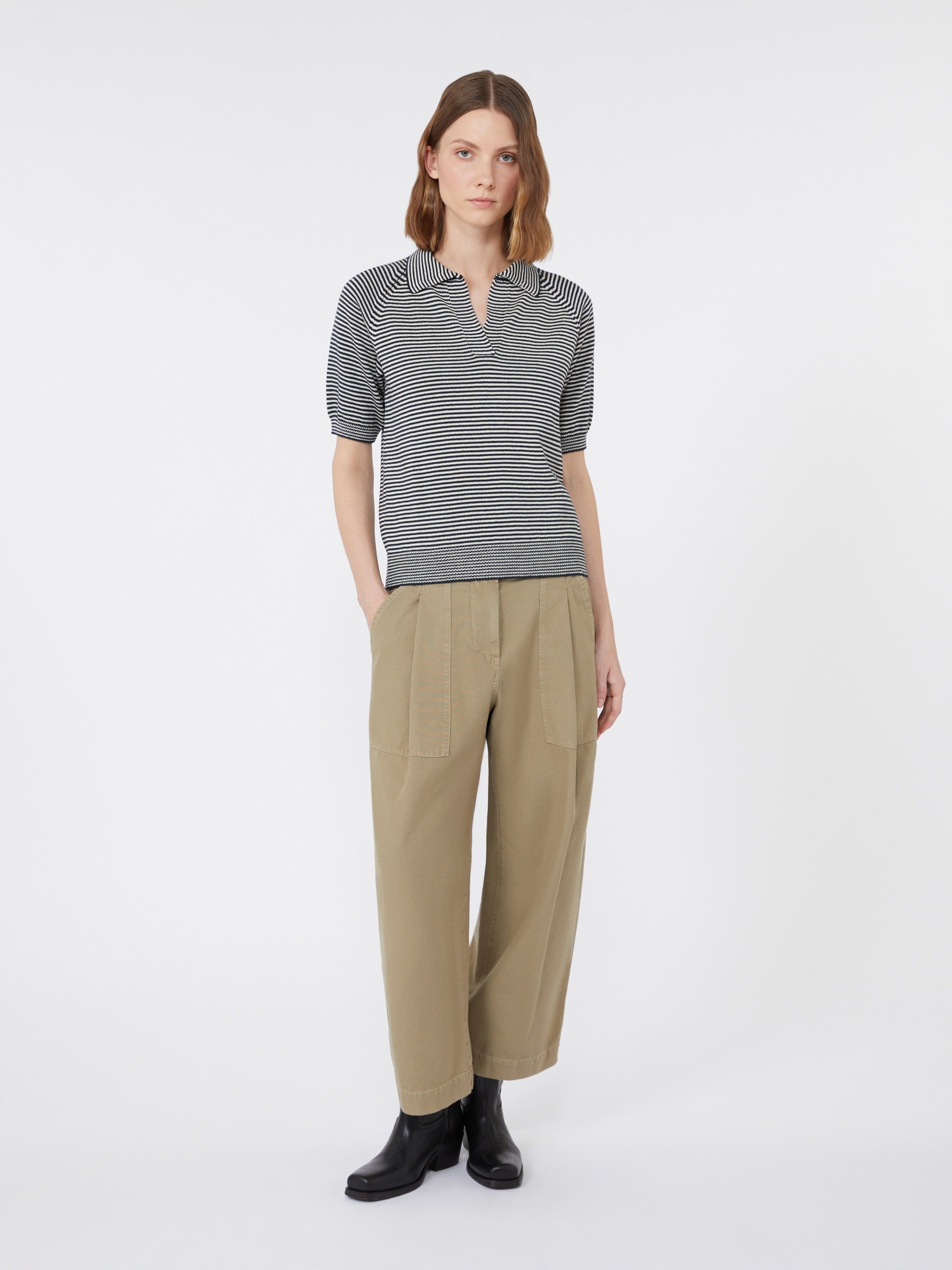 Junior Cotton Yarn Polo Knit