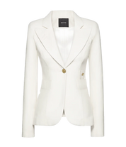 Linen Classic Duchess Blazer White