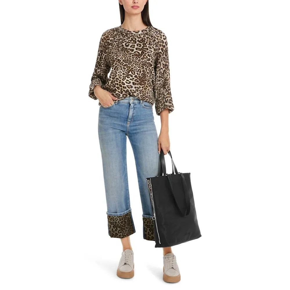 Leopard print blouse