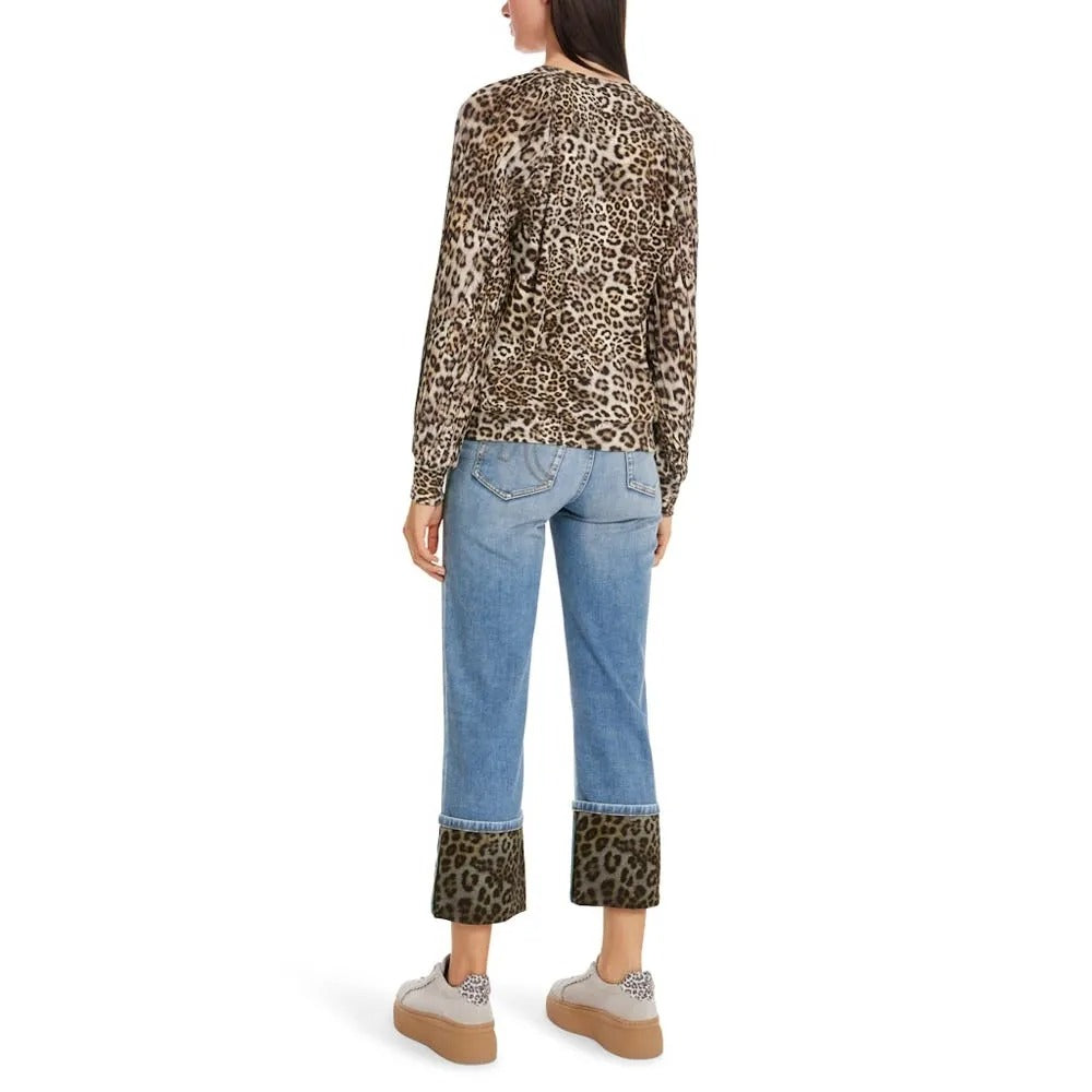 Leopard print blouse