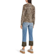 Leopard print blouse