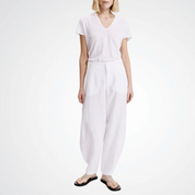 Linen slim pant