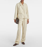 Satie Viscose Twill Shirt Jacket Affogato