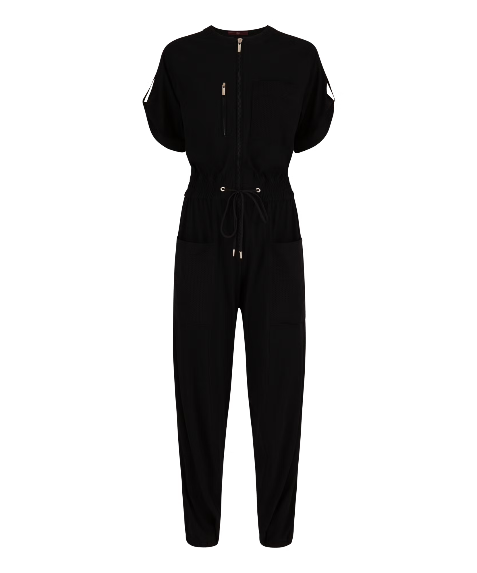 High Everyday Couture Loyalty Black Sensitive® Jumpsuit with a Drawstring Waist