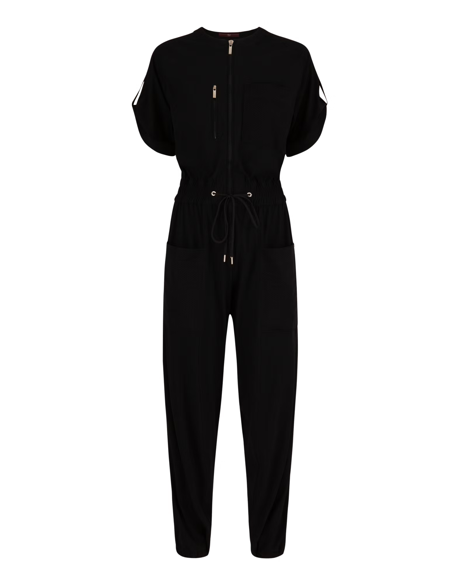 Loyalty Black Sensitive® jumpsuit with a drawstring waist