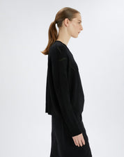 Astrid Knit Navy Sweater