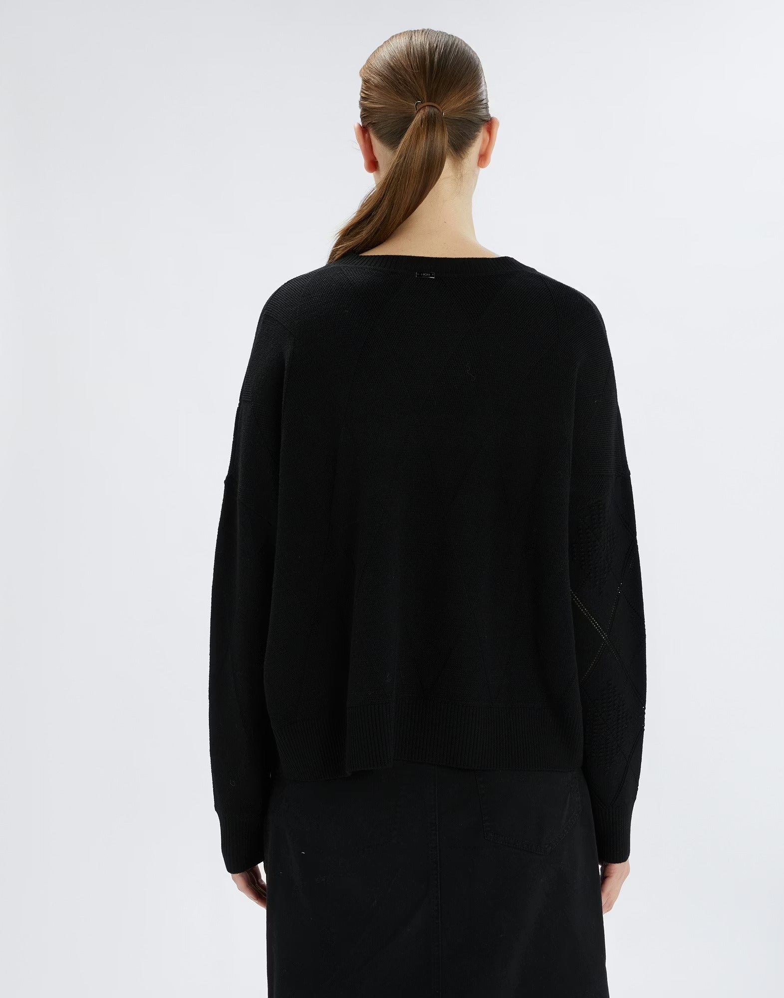 Astrid Knit Navy Sweater