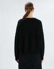 Astrid Knit Navy Sweater