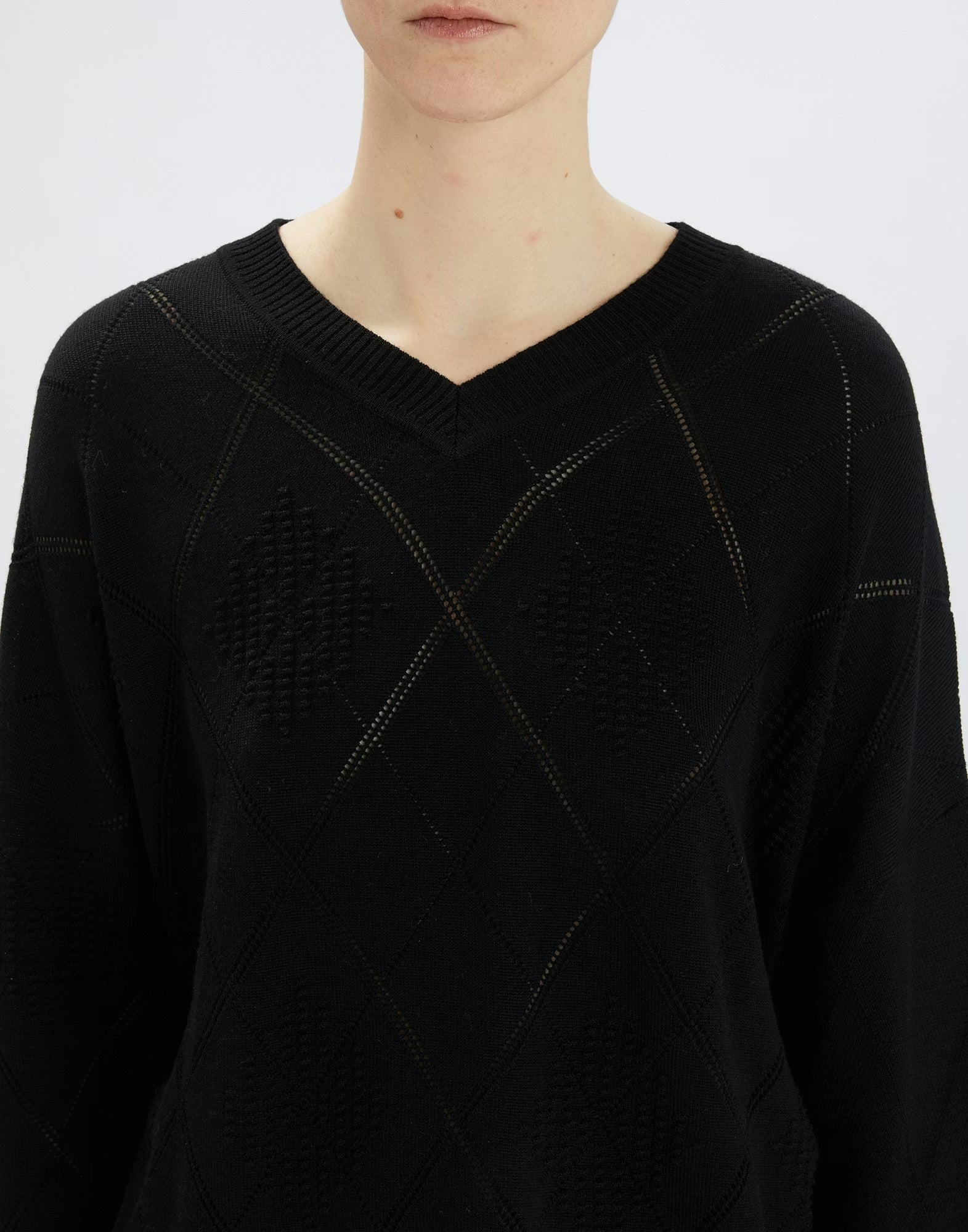 Astrid Knit Navy Sweater