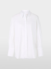 Shirt blouse with wrap effect