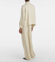 Satie Viscose Twill Shirt Jacket Affogato