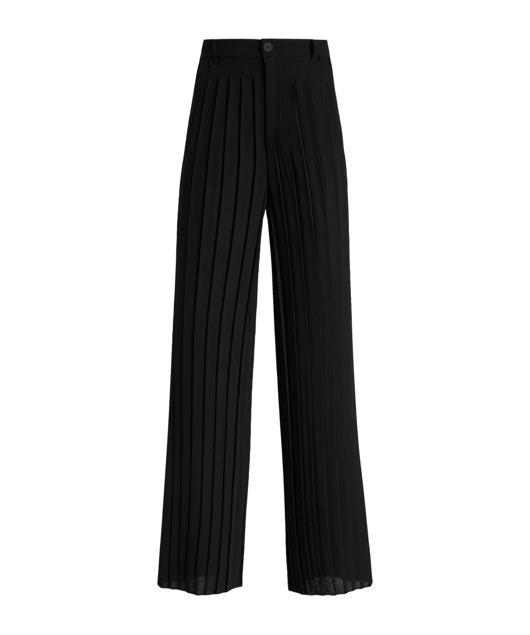 High Everyday Couture Drew Black Pants with Pleating