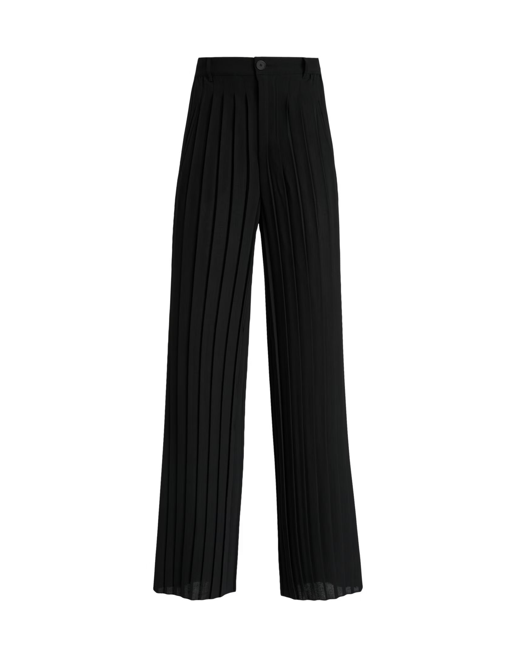 High Everyday Couture Drew Black Pants with Pleating