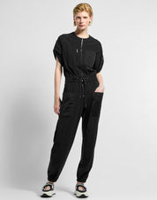 Loyalty Black Sensitive® jumpsuit with a drawstring waist