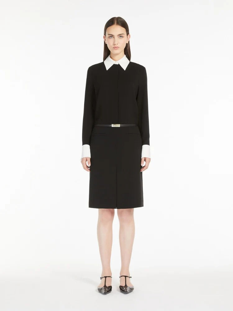 Dinar Navy Cady Shirt dress