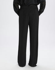 Drew Black  pants with pleating