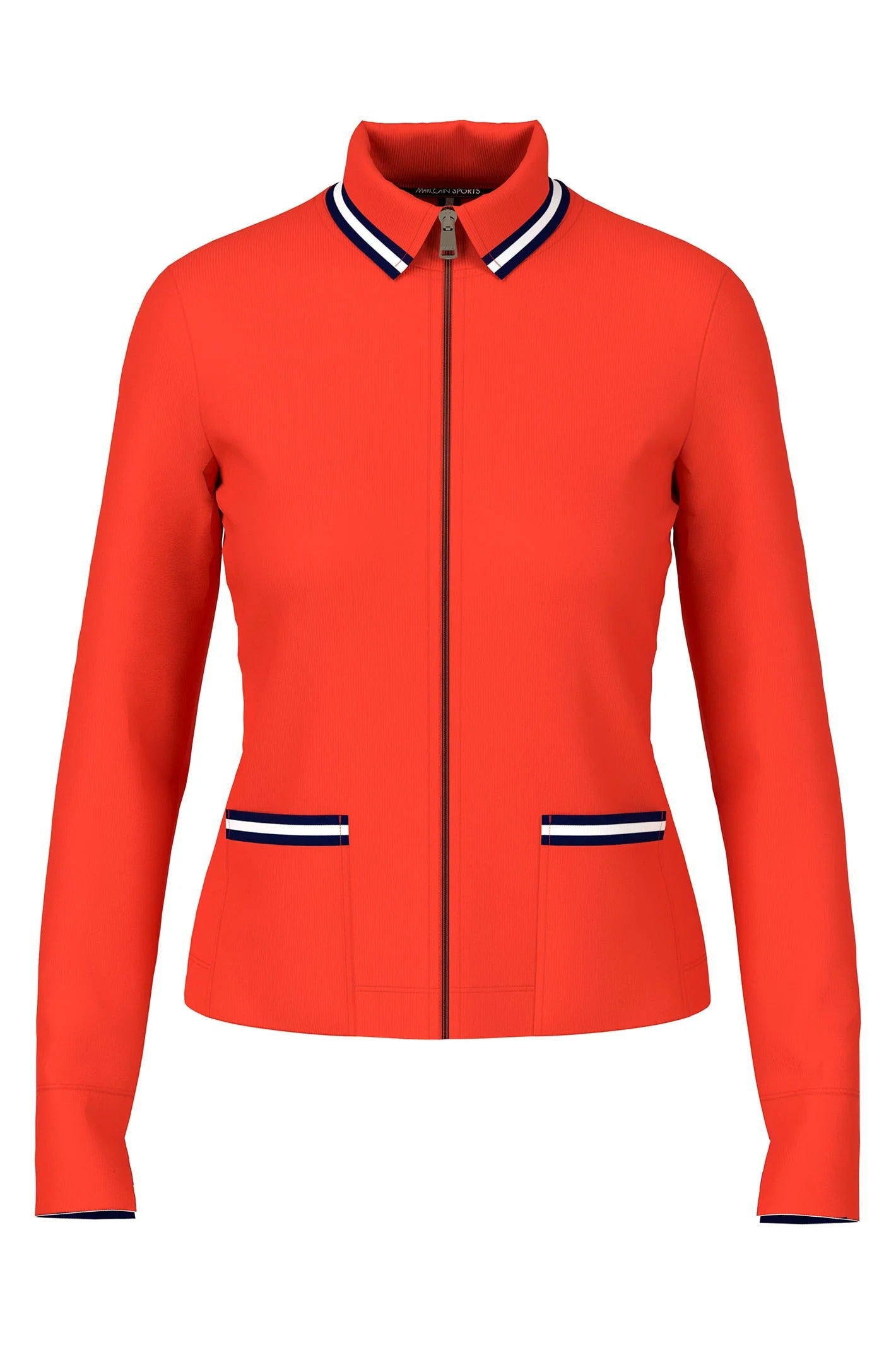 Orange Jacket With Zip