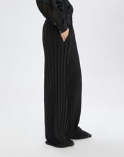 Drew Black  pants with pleating