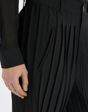 Drew Black  pants with pleating