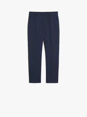 Stretch cotton cigarette trousers