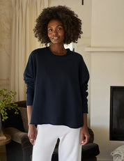 Anna - Long-Sleeve Capelet BRITISH ROYAL NAVY