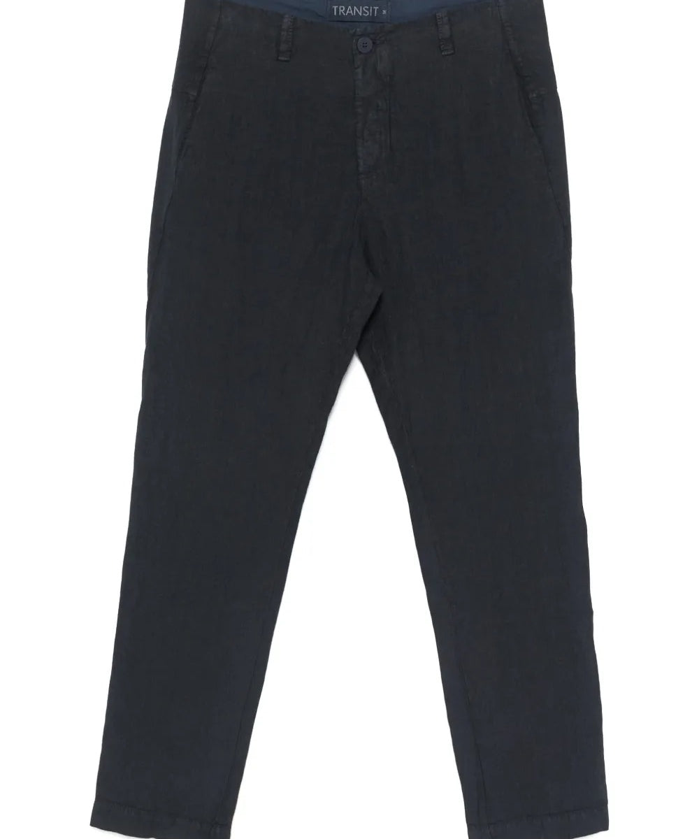 Linen slim pant