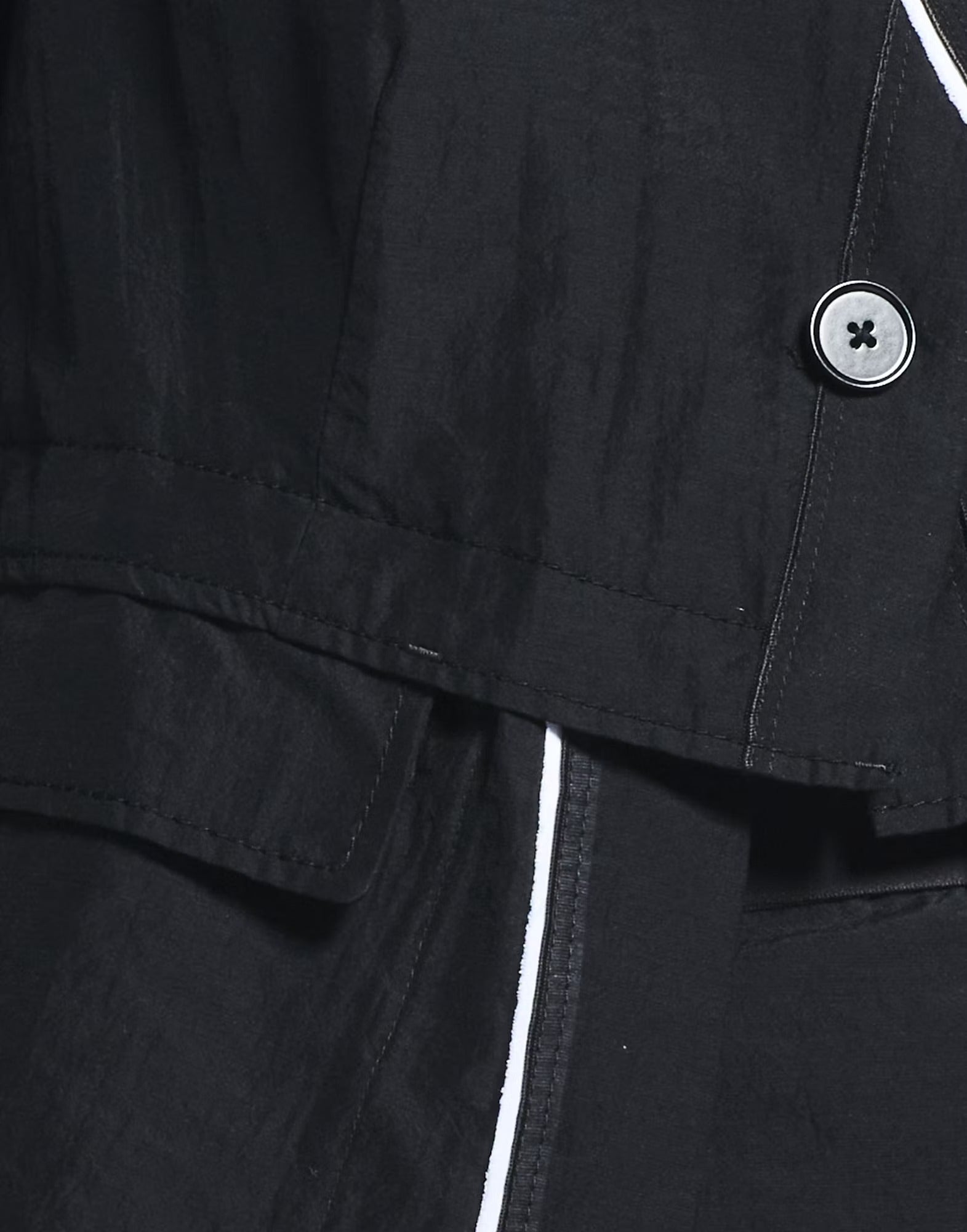 Stand Out Japanese-inspired black organza jacket
