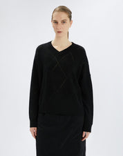 Astrid Knit Navy Sweater