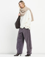 Cloister White Knit Sweater