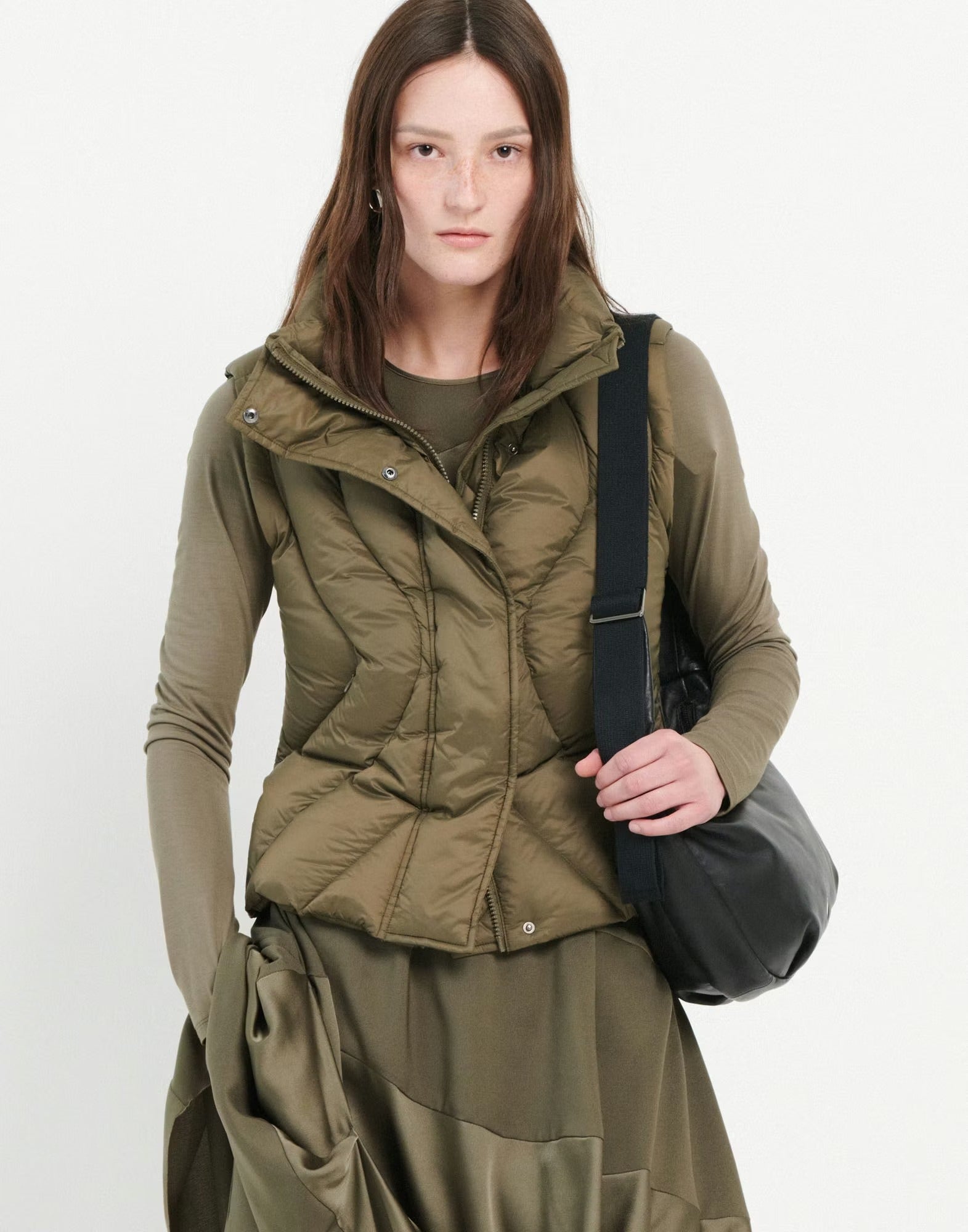 Spiffy Taupe Short Down Jacket
