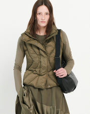 Spiffy Taupe Short Down Jacket