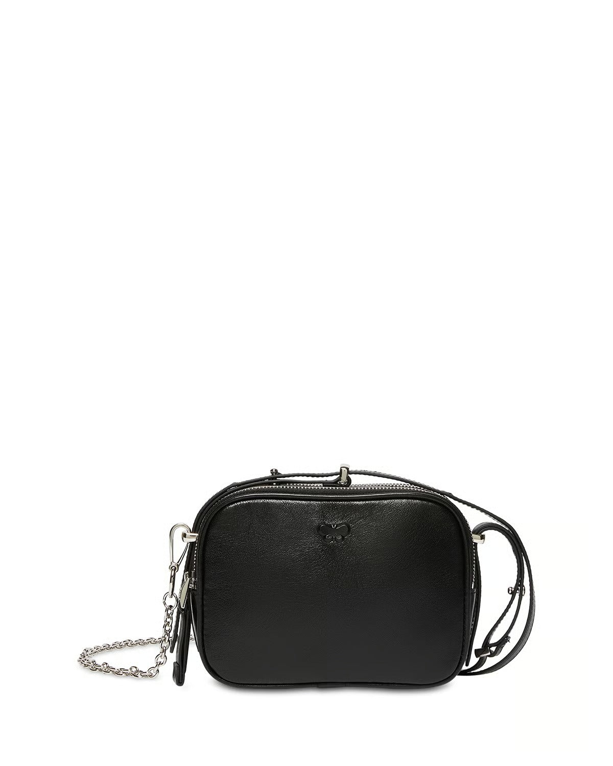 Zeda Leather mini bag - BLACK