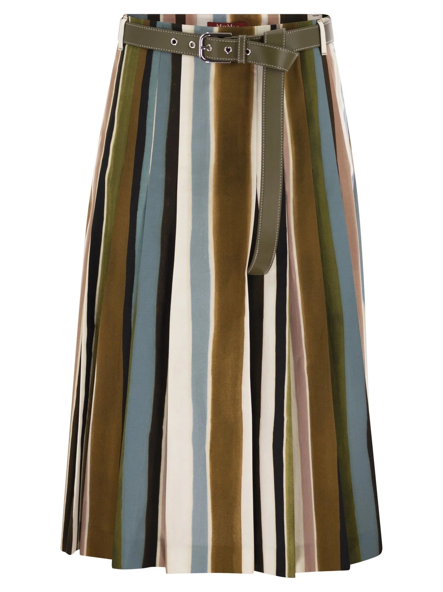 Bassano Cotton Stripe Skirt