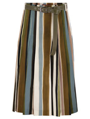 Bassano Cotton Stripe Skirt