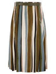 Bassano Cotton Stripe Skirt