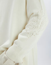 Cloister White Knit Sweater