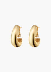 Miral Hoop Earrings Gold