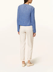 Blue Boucle Cardigan
